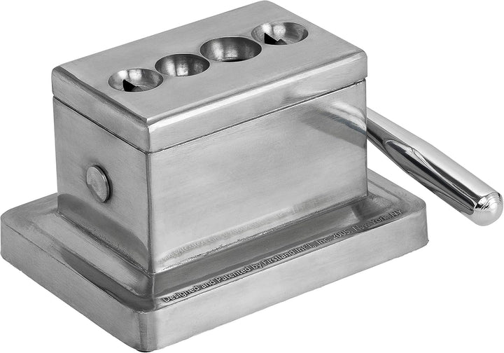 Quality Importers Trading Co. Quad Tisch-Zigarrenschneider Silber, Silber
