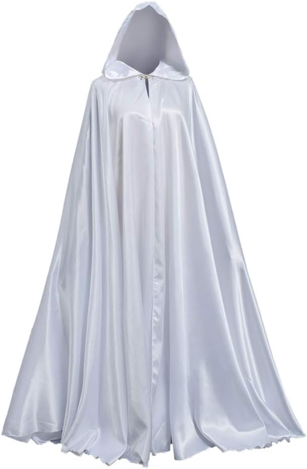 GRACEART Damen Cape Umhang Mit Kapuze Mittelalter Mantel Lang Halloween kostüm Für Hochzeit Braut Ab