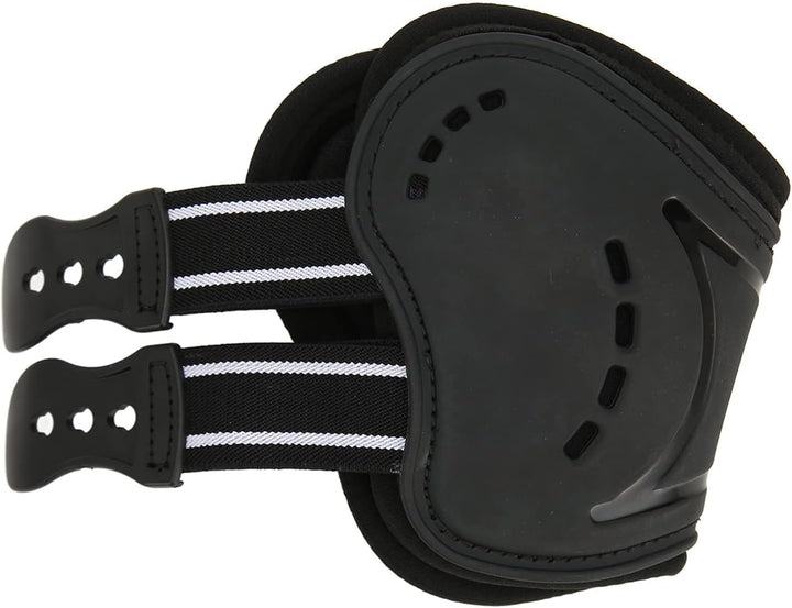 BAOFUYA Pferde Hinterbeinstiefel, Atmungsaktive, Schlagfeste Pferde Hinterbeinstiefel, Verstellbar,