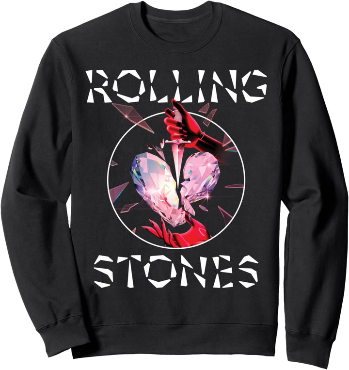 Offizielle The Rolling Stones HD Prism Heart Sweatshirt