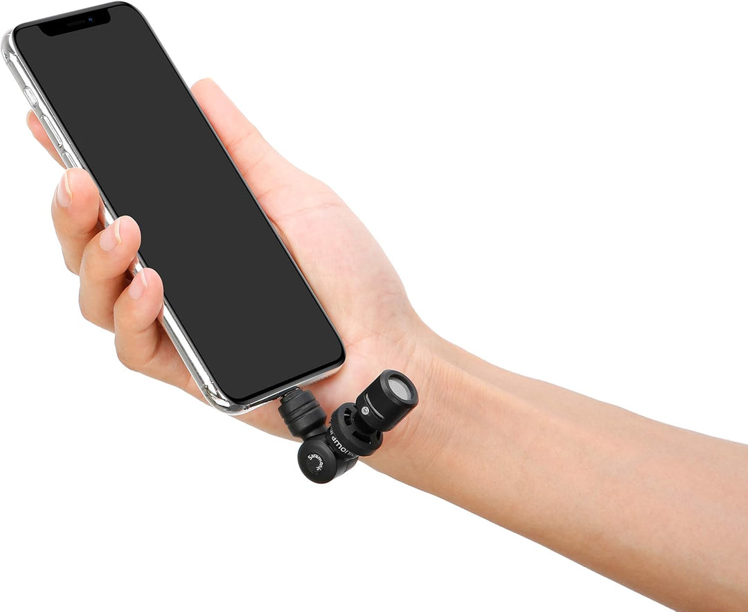 Saramonic Ultrakompaktes omnidirektionales Kondensatormikrofon mit Lightning für iPhone & iPad (Smar