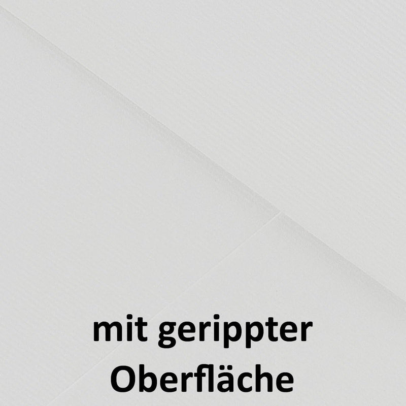 100x Briefumschläge DIN C5-16,2 x 22,9 cm - Weiss mit gerippter Struktur - 100 Gramm pro m² - Kuvert