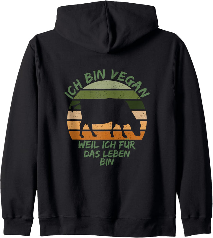 Ich bin Veganer, weil ich lebenslang Vegetarier bin Vegan Kapuzenjacke