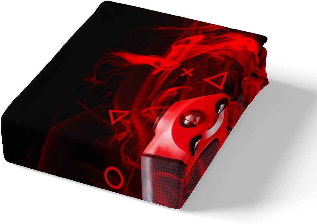 Tbrand Kinder Gamepad Bettwäsche Set 135x200cm Gamer Schlafzimmer Dekor für Jungen Mädchen Videospie