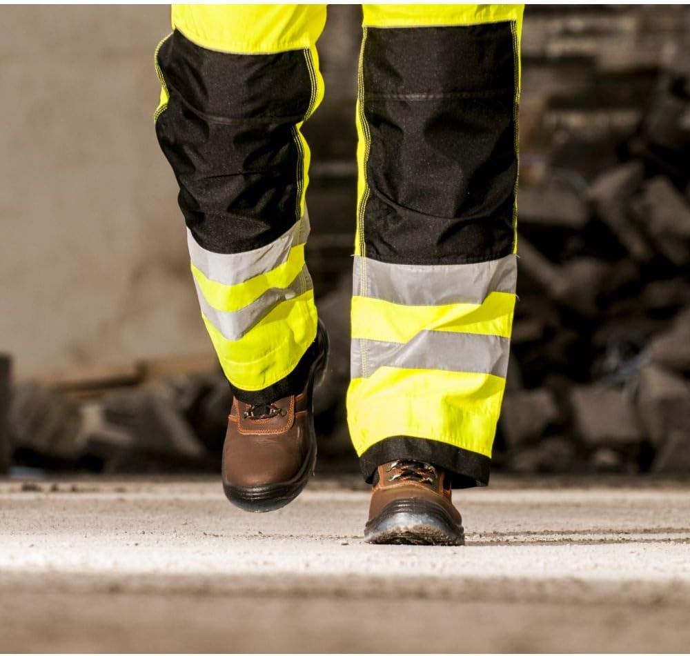 Portwest Steelite S3 Stiefel Mustang, Grösse: 44, Farbe: Schwarz, FW69BKR44 Schwarz 10 UK, Schwarz 1