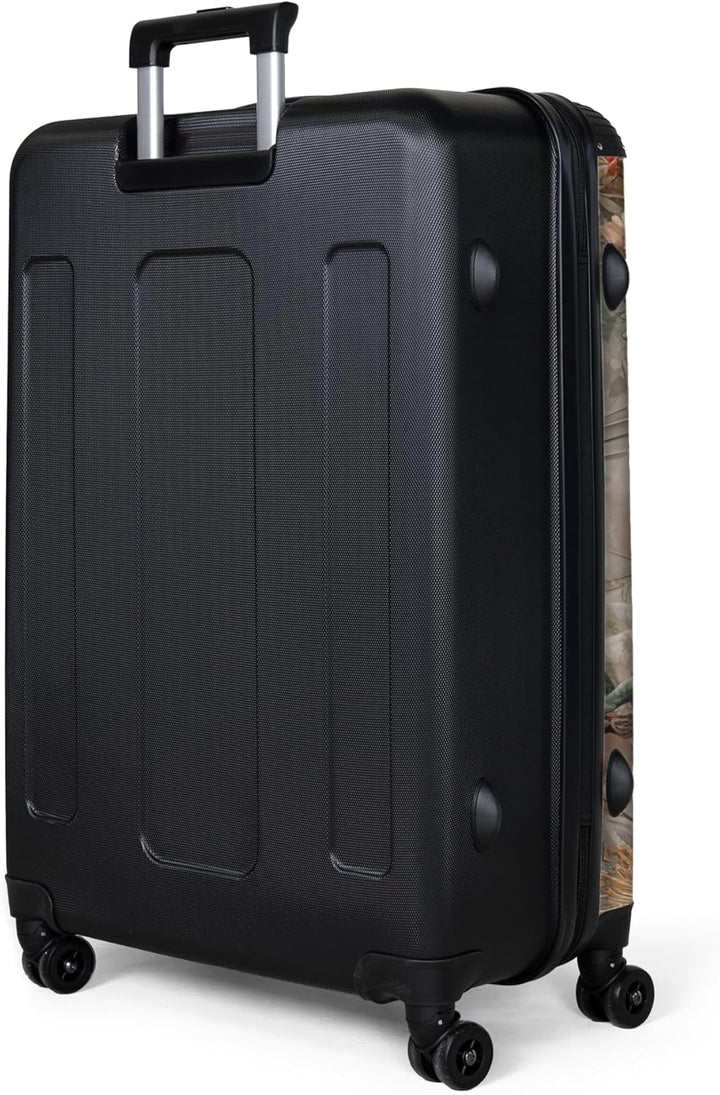 NoBoringSuitcases.com® Koffer XL Gross 77x51.5x28 cm Reisekoffer mit 4 Rollen Leicht Trolley Hartsch
