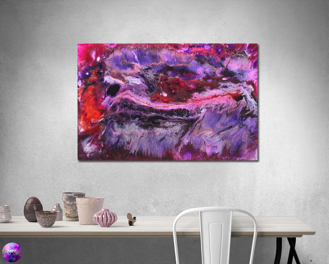 Gemälde Abstrakte Malerei Original - moderne hochglanz Wandbilder XXL - Resin Art Kunst Bild Harz Un