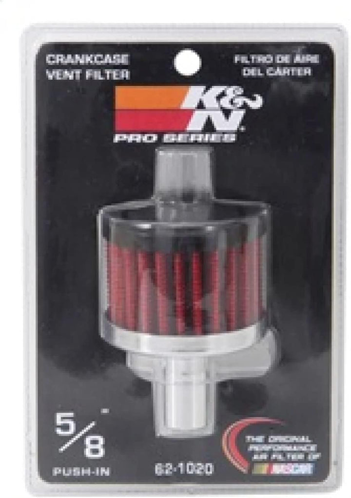 K&N 62-1020 KFZ und Motorrad Entlüftungsluftungsluftfilter, Rot