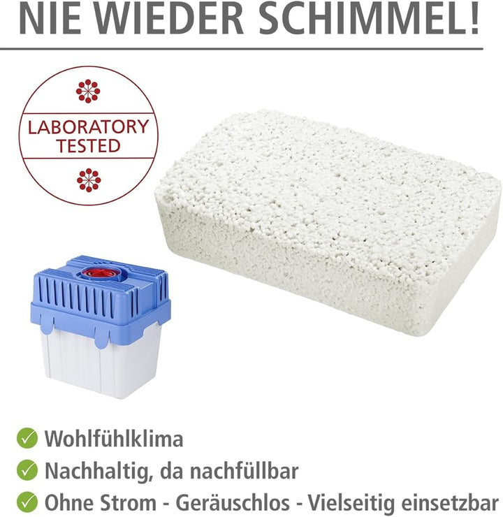 WENKO Nachfüllpack für Feuchtigkeitskiller 5 kg, Granulatblock für Raumentfeuchter, fasst bis zu 8 l