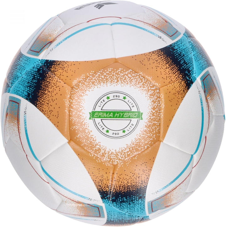 Erima Kinder Fussball HYBRID Lite 290 Orange/Blue 5 Single, Orange/Blue 5 Single