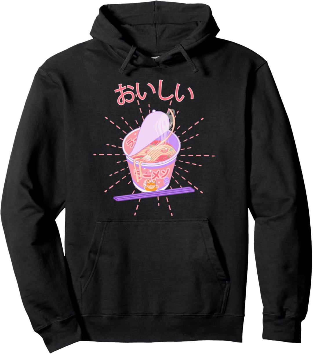 Japanischer Ramen Anime Manga Kawaii Otaku Pastel Goth Pullover Hoodie