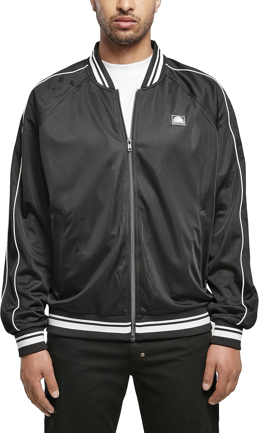 Southpole Herren Jacke, Schwarz