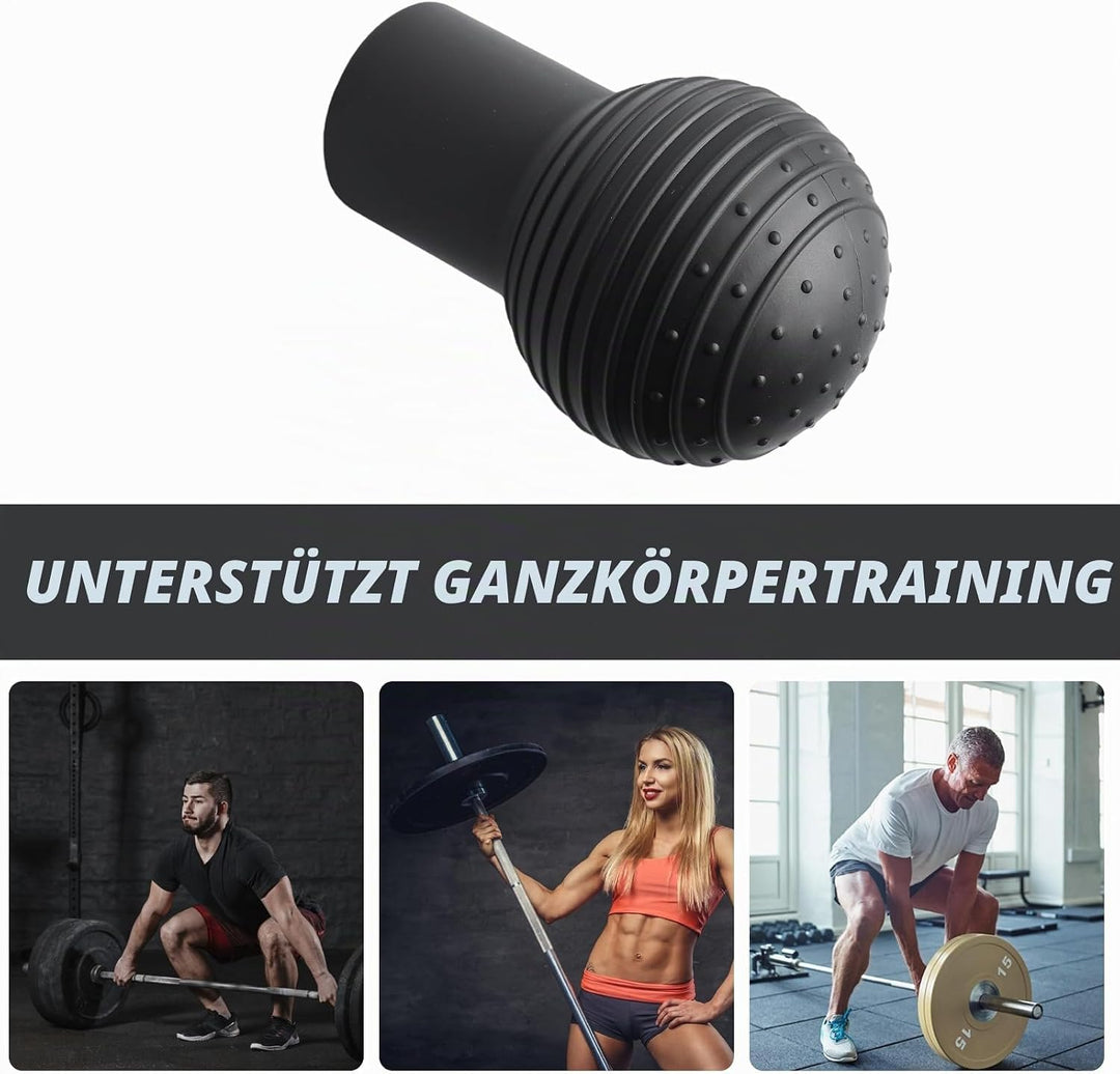 Silikon Landmine Aufsatz für Langhantel Landmine Zubehör, Landmine Base Griffe, 360° Drehung, Stabil