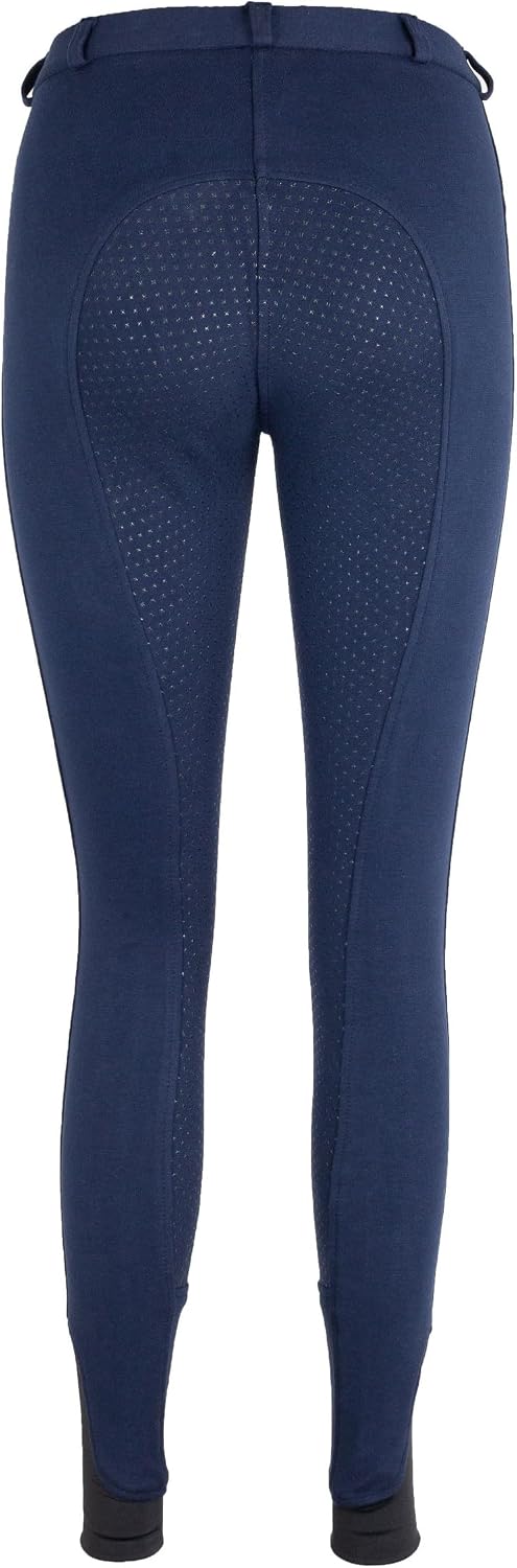 RL24 - Reithose für Damen Flex Basicline | Reiterhose mit Tasche &amp; Silikon-Vollbesatz | elastische &amp;
