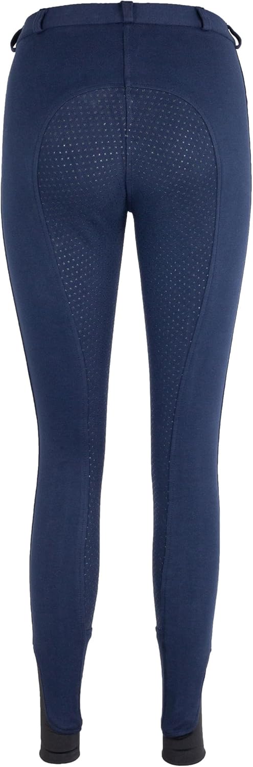 RL24 - Reithose für Damen Flex Basicline | Reiterhose mit Tasche & Silikon-Vollbesatz | elastische &