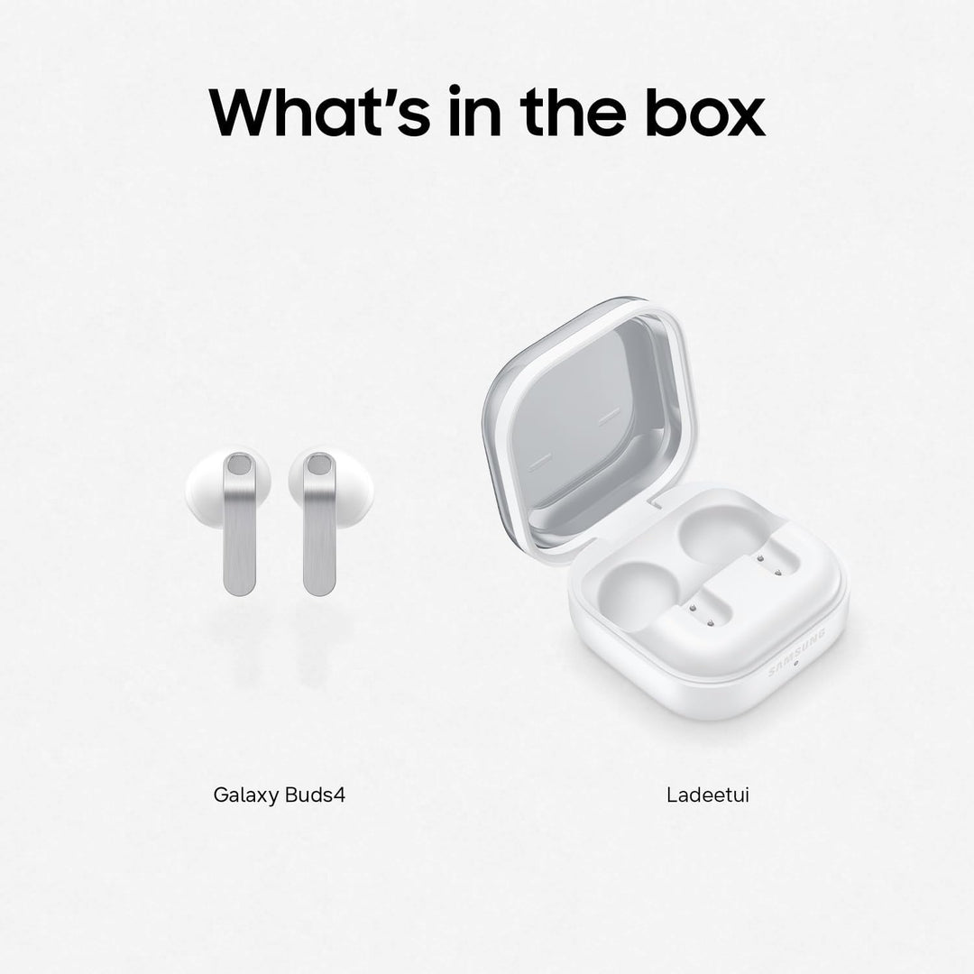 Samsung Galaxy Buds4, Kabellose Bluetooth-Kopfhörer, 1-Weg-Lautsprecher, Geräuschunterdrückung per A