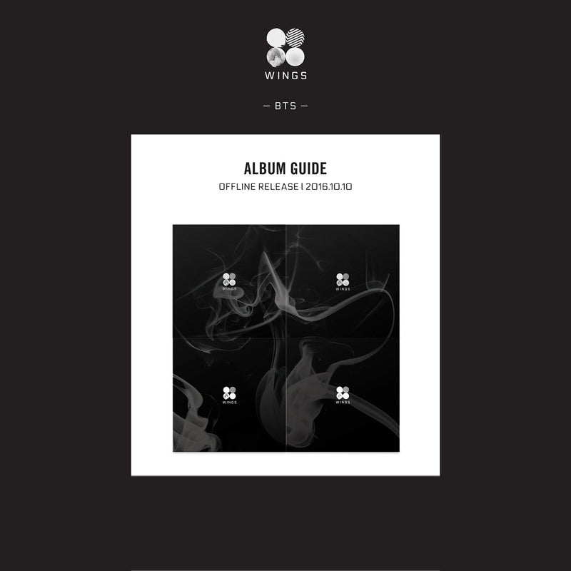 BTS 2nd Album - Wings [ I ver. ] CD + Photobook + Photocard + FREE GIFT / K-POP Sealed, Audio-CD