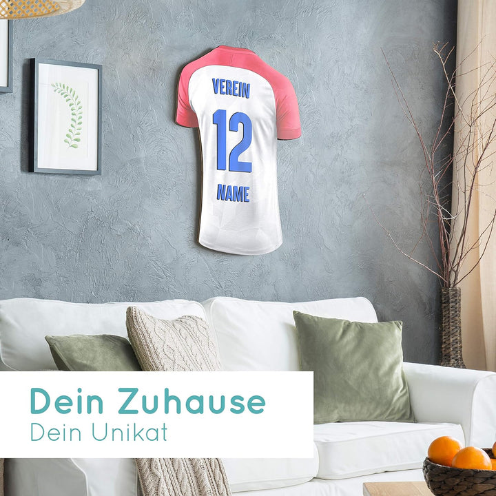 Elbeffekt Trikotlampe für Kroatien Fans aus Holz - personalisierbares Geschenk - schenke Dein indivi