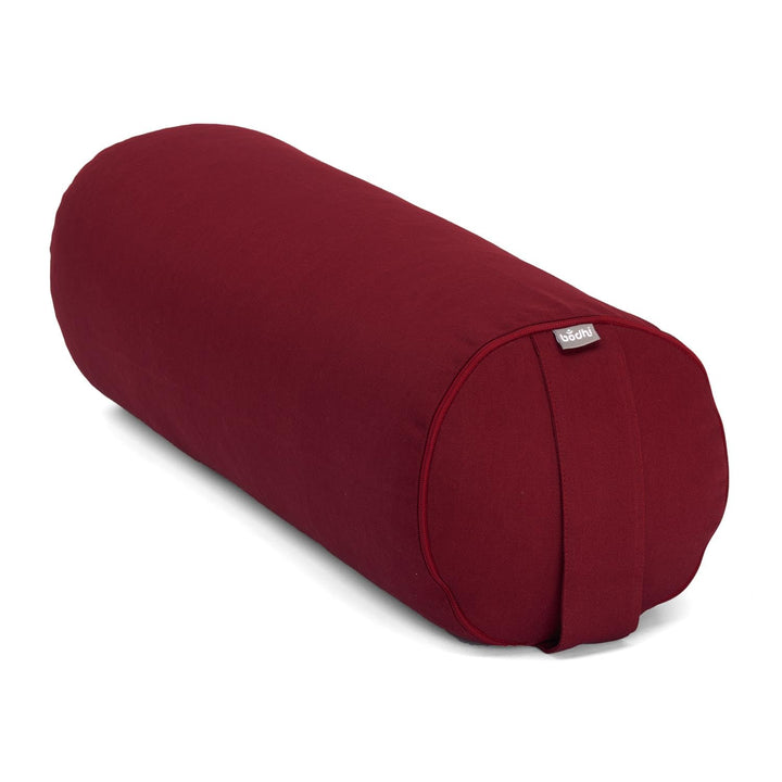 Bodhi Yoga Bolster | ECO Serie | Yogarolle mit Kapok-Füllung | Waschbarer Bezug aus 100% Bio-Baumwol