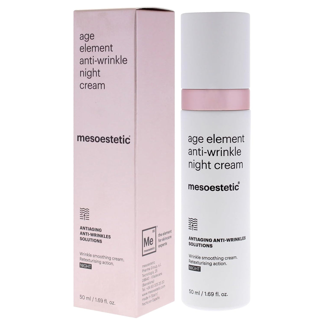 Mesoestetic - Age Element – Anti-Wrinkle Night Cream – 50 ml, Unparfümiert 50.7 ml (1er Pack)