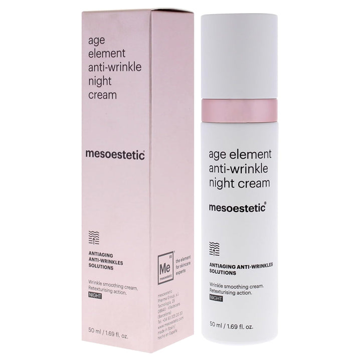 Mesoestetic - Age Element – Anti-Wrinkle Night Cream – 50 ml, Unparfümiert 50.7 ml (1er Pack)
