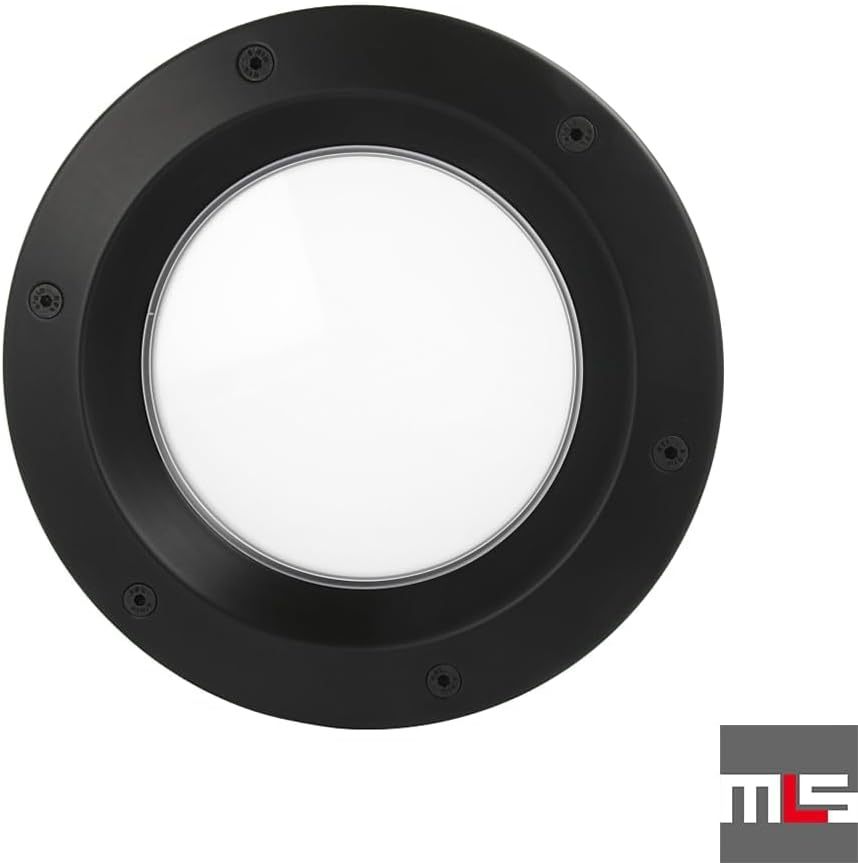 MLS Bullauge B6000, Bullauge für Türen, aus Robustem Aluminium, VSG-Sicherheitsglas, Passend für 40