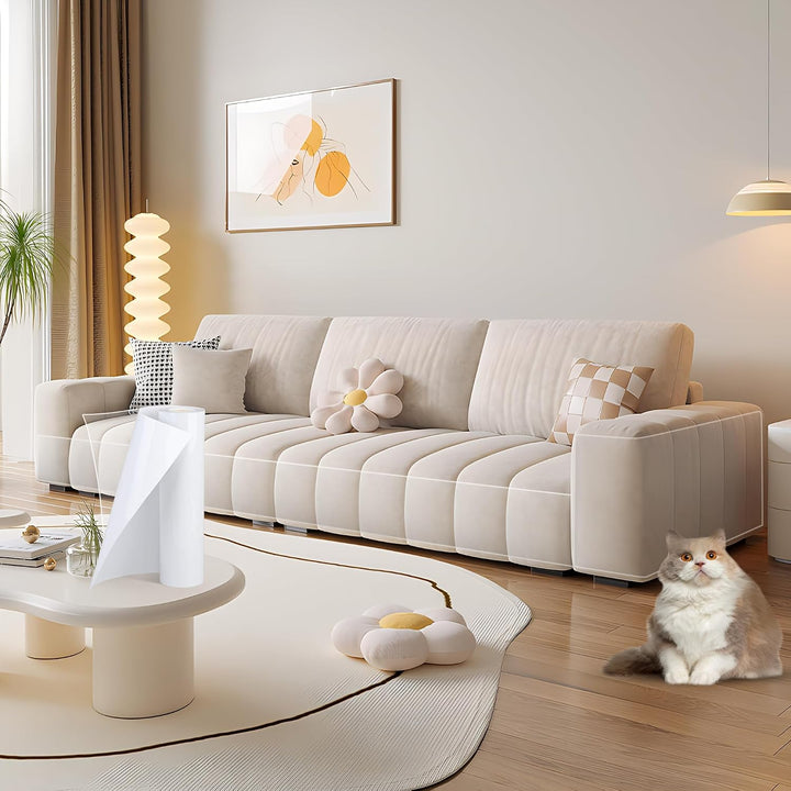 Katzen Kratzschutz Sofa Transparent(43cm x 5m), Kratzschutzfolie, Katzenschutz Selbstklebend Tape Ex