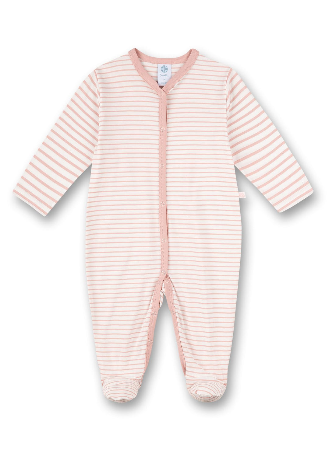 Sanetta Baby - Mädchen rompertje Roze Baby und Kleinkind Schlafanz ge, Silver Pink, 56 EU 62 Silver