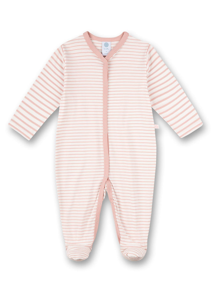 Sanetta Baby - Mädchen rompertje Roze Baby und Kleinkind Schlafanz ge, Silver Pink, 56 EU 62 Silver