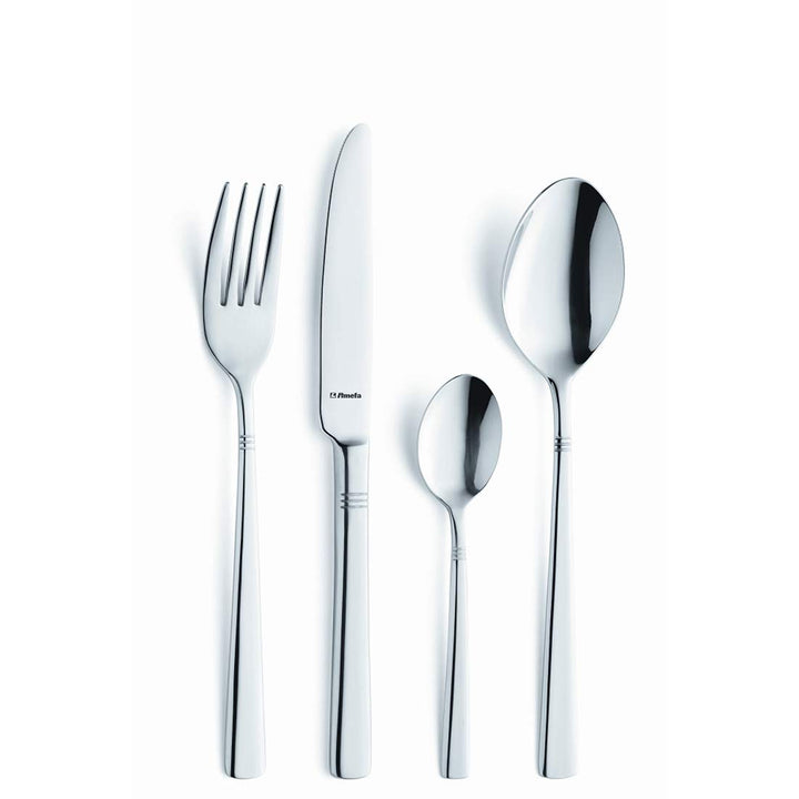 AMEFA Palmon Besteck Set | 24-teilig | Besteckset für 6 Personen | Edelstahl Rostfrei | Spülmaschine