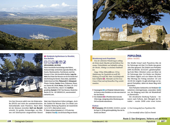 Reise Know-How Wohnmobil-Tourguide Toskana und Elba: Die schönsten Routen, Taschenbuch