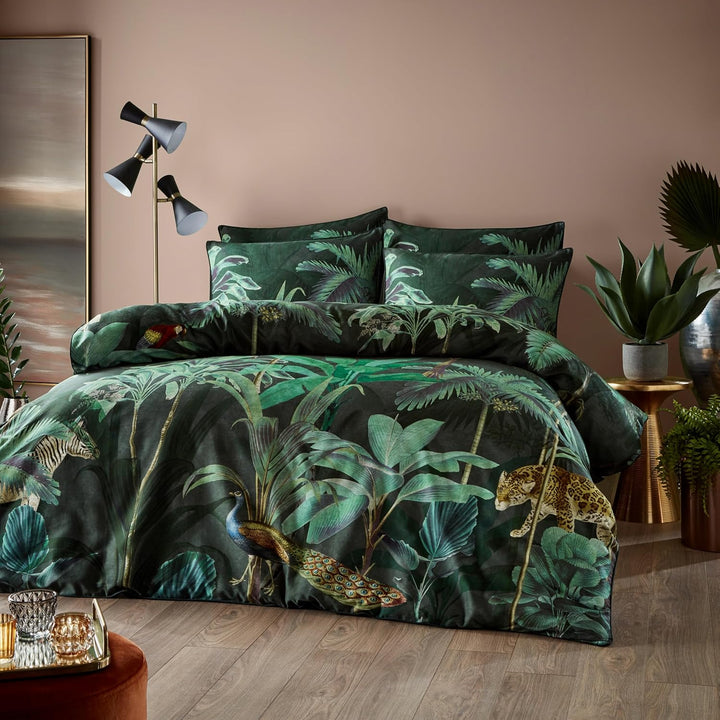 Paoletti Siona Duvet Cover Set, Baumwolle, Multi, Double Full Multicolor, Full Multicolor