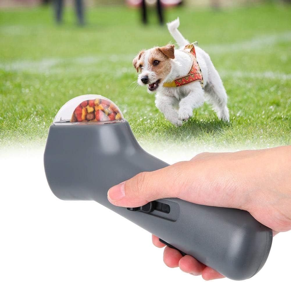 Pssopp Durable Dog Cat Treat Launcher Haustier Snack Food Catapult Pet Training Feeder Spielzeug Hun