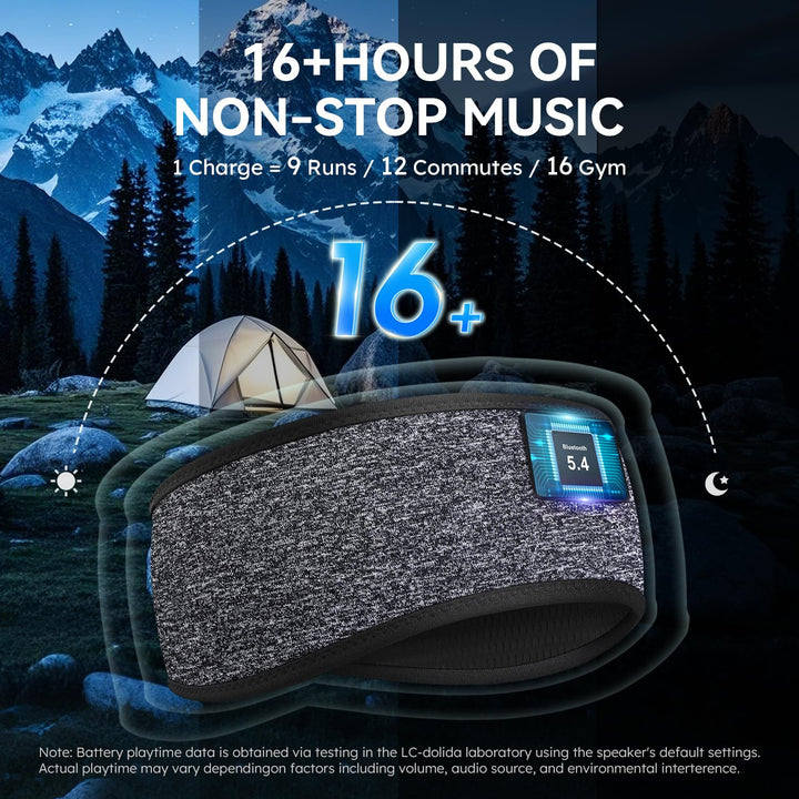 LC-dolida Schlafkopfhörer Bluetooth Kopfhörer Stirnband Bluetooth Kopfhörer zum Schlafen,Sportskopfh