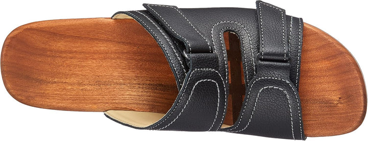 Woody Herren Roman Holzschuh 48 EU Schwarz