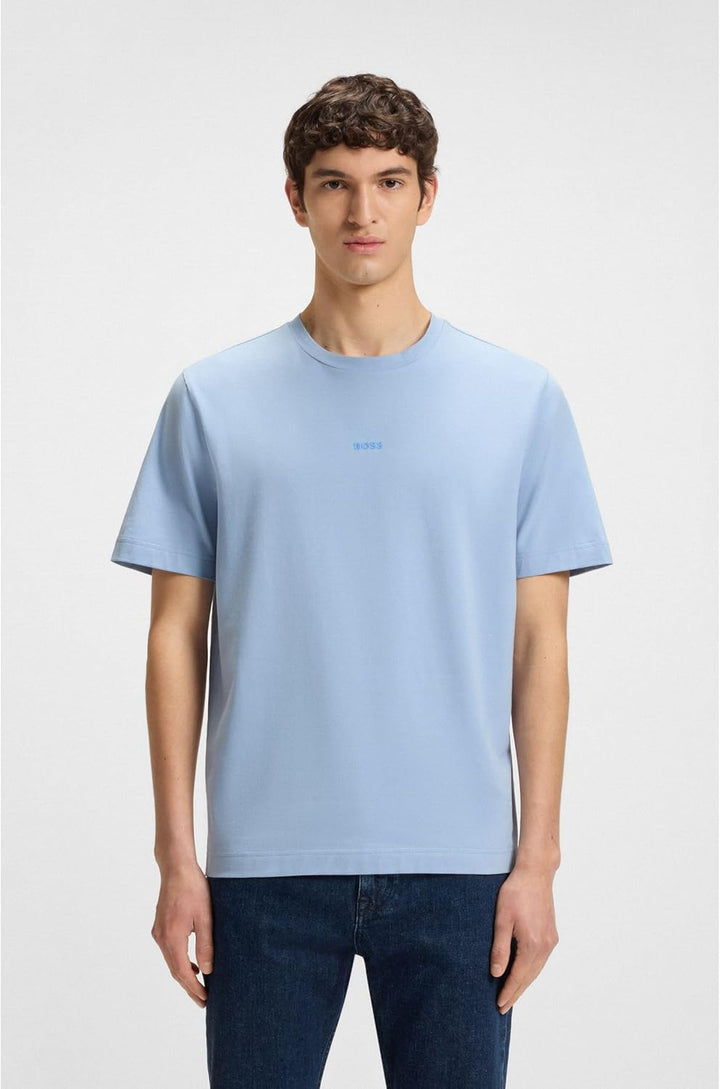 BOSS Herren T-Shirt XS Open Blue470, XS Open Blue470