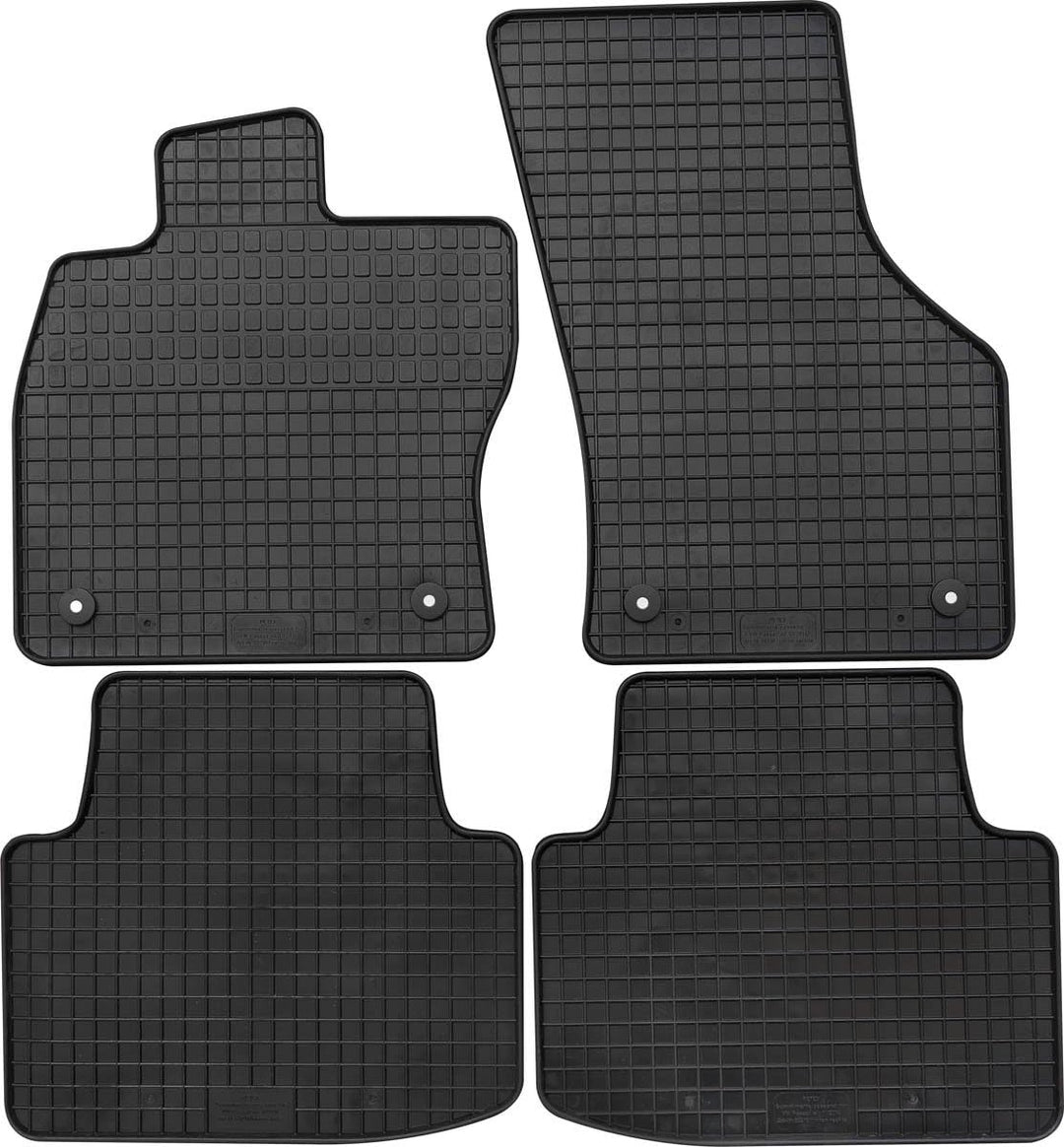 PETEX Gummimatten passend für Passat ab 11/2014 / Passat GTE Variant ab 11/2014 Fussmatten schwarz 4
