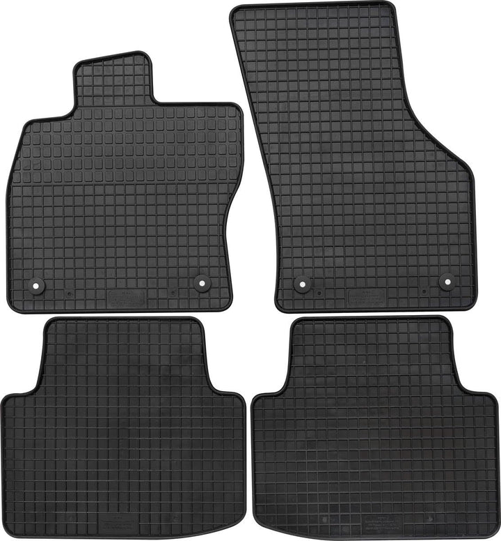 PETEX Gummimatten passend für Passat ab 11/2014 / Passat GTE Variant ab 11/2014 Fussmatten schwarz 4