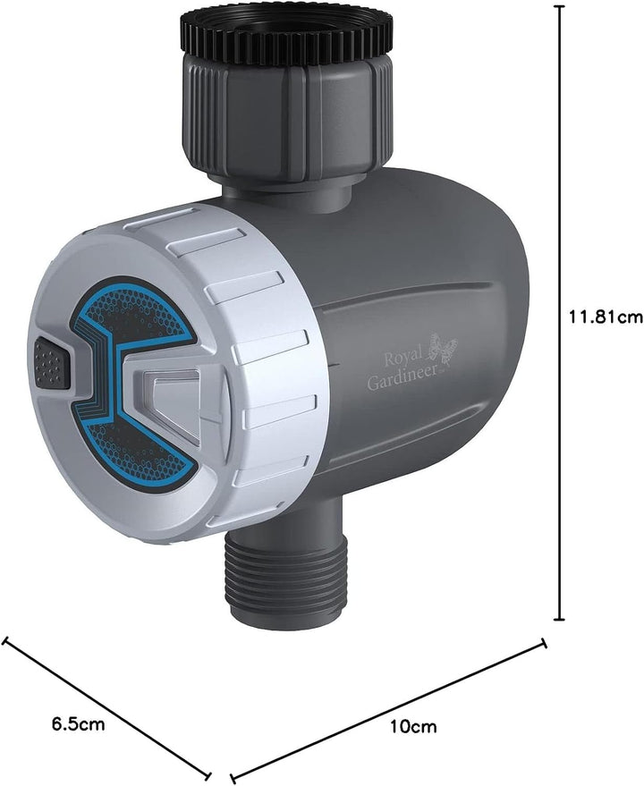 Royal Gardineer Wassercomputer: Smarter programmierbarer Bewässerungscomputer mit Bluetooth 5 & App