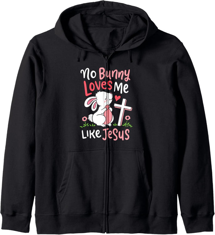 Kein Hase liebt mich wie Jesus Zitate Nette Ostersonntag Kapuzenjacke