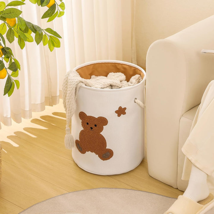 Kinder-Wäschekorb, Baby-Wäschesammler, Baby-Wäschekorb, Aufbewahrungskörbe für Kuscheltiere und Spie