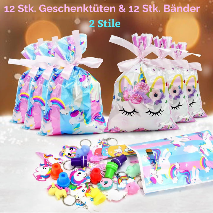 120 Stück Einhorn Mitgebsel Kindergeburtstag Mädchen - Einhorn Party Kindergeburtstag Gastgeschenke