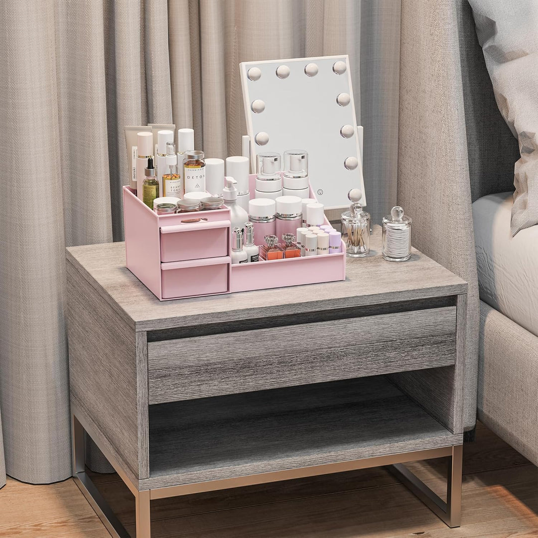 DancesCat Make Up Kosmetik Organizer mit Schubladen, Makeup Organizer Aufbewahrung Kosmetikbox für W