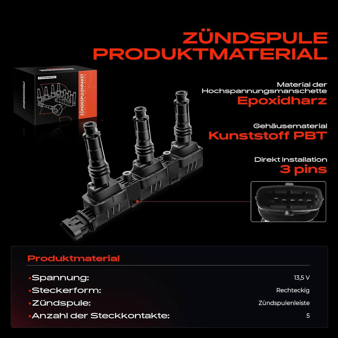 Zündmodul Zündspule für Agila A H00 Corsa B 73 78 79 Corsa C F08 F68 Agila MK I Corsa MK I II W5L F0