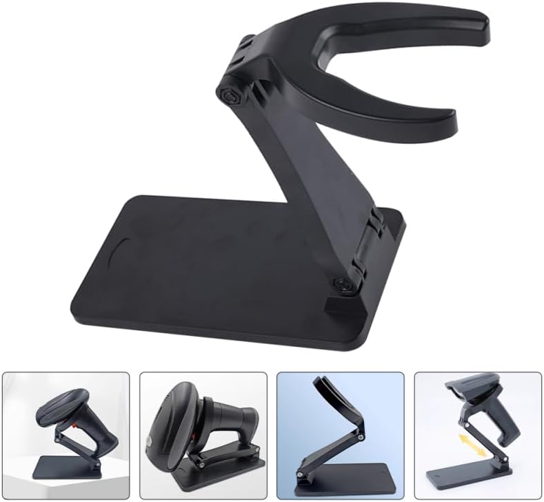 PRETYZOOM Universeller Faltbarer Barcode-Scanner-StäNder Mit Verstellbarem Winkel Stabiler Halter Fü