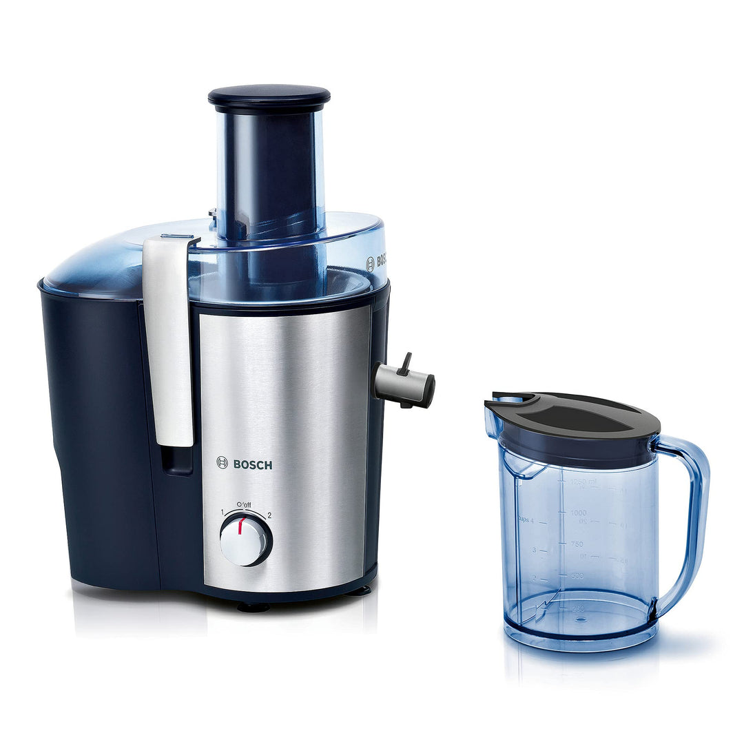 Bosch Entsafter VitaJuice 3 MES3500, elektrische Saftpresse für Obst und Gemüse, grosser Einfüllscha