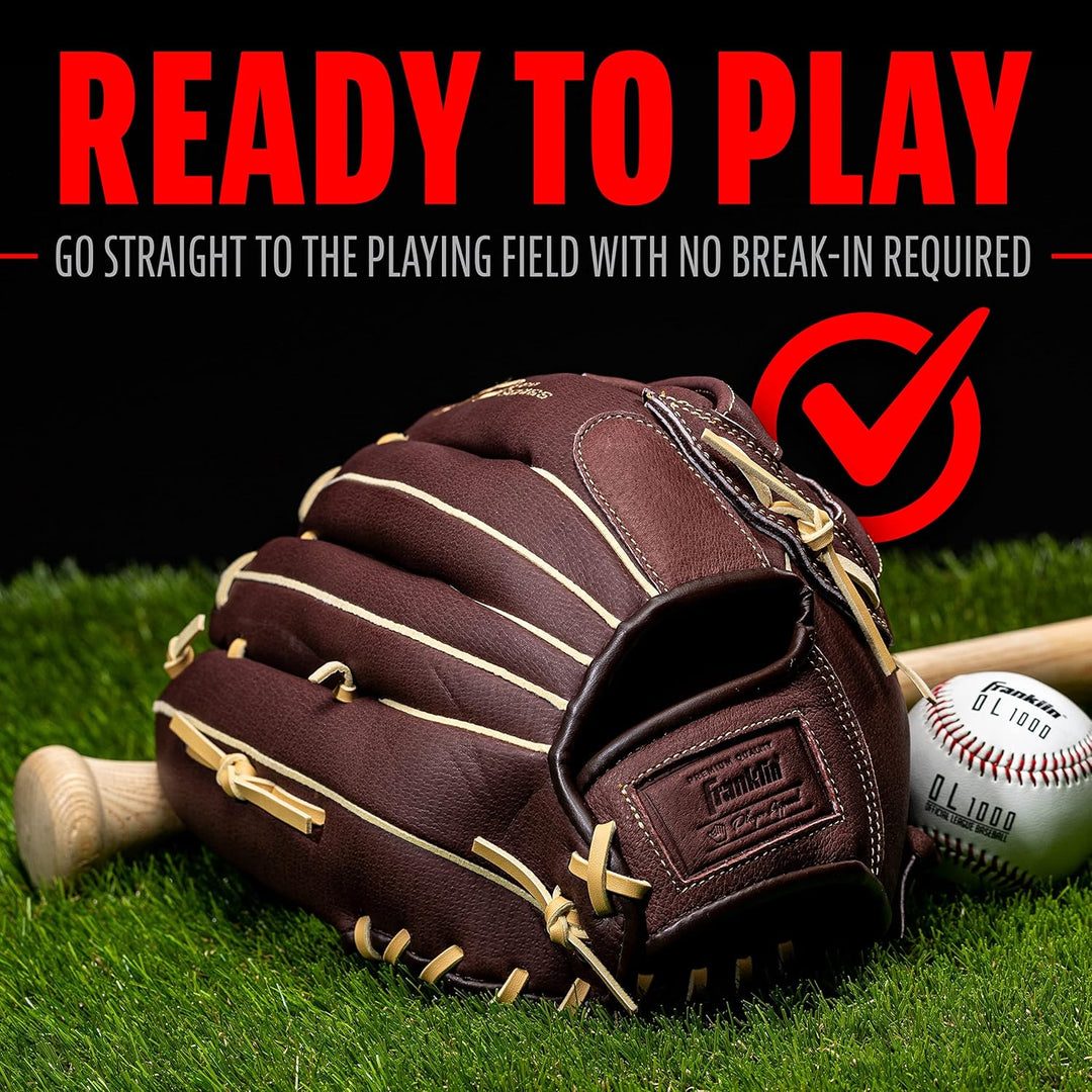 Franklin Sports RTP Pro Baseball-Handschuhe, für Infield, Outfield, Baseball-Handschuhe 33 cm – H-We