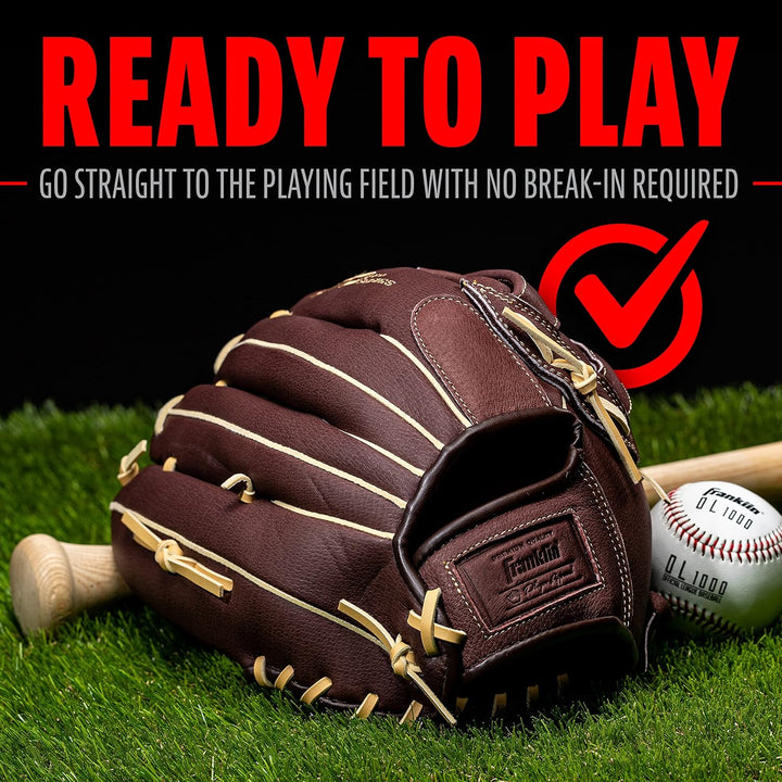 Franklin Sports RTP Pro Baseball-Handschuhe, für Infield, Outfield, Baseball-Handschuhe 33 cm – H-We
