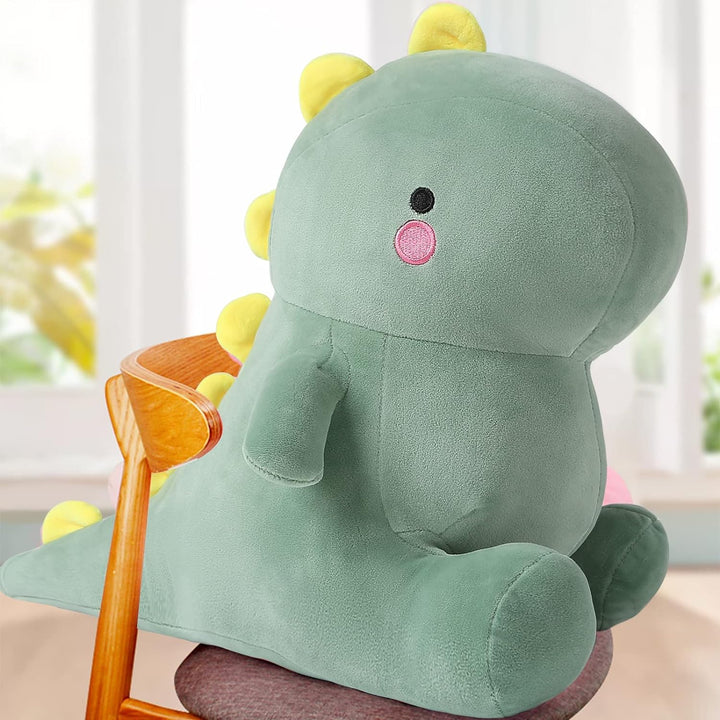 shownicer Plüschtier Dinosaurier Kuscheltier Stofftier Kawaii Dino Plüsch, Plüschsaurier Plüschkisse