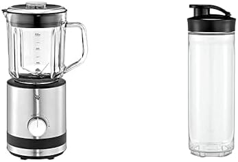 WMF Küchenminis Kompaktmixer, Standmixer, 4 Watt, Glasbehälter,8 l, Pulsstufe, cromargan matt & Kult